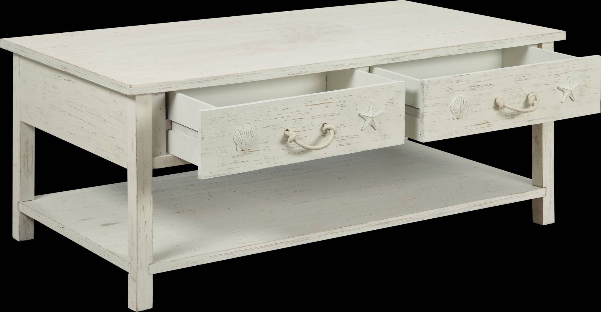 Russwood White Cocktail Table - Thumbnail - Image 3