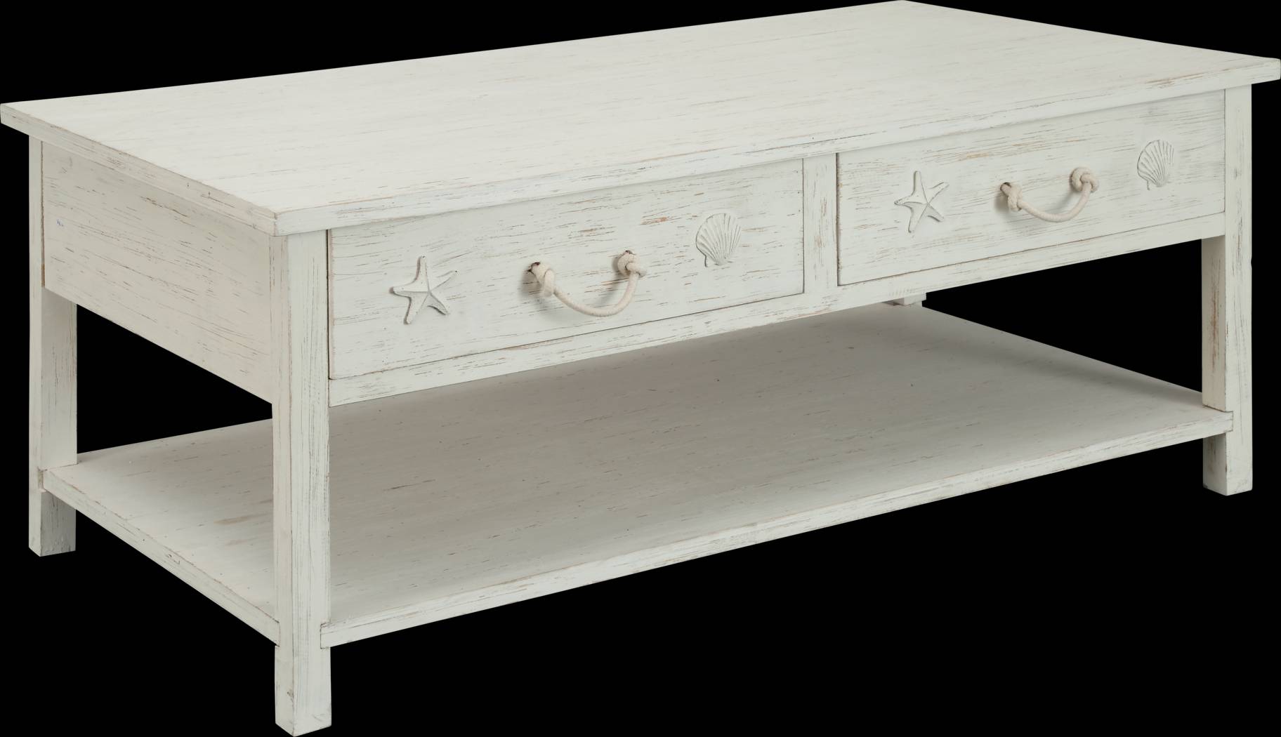 Russwood White Cocktail Table - Thumbnail - Image 1