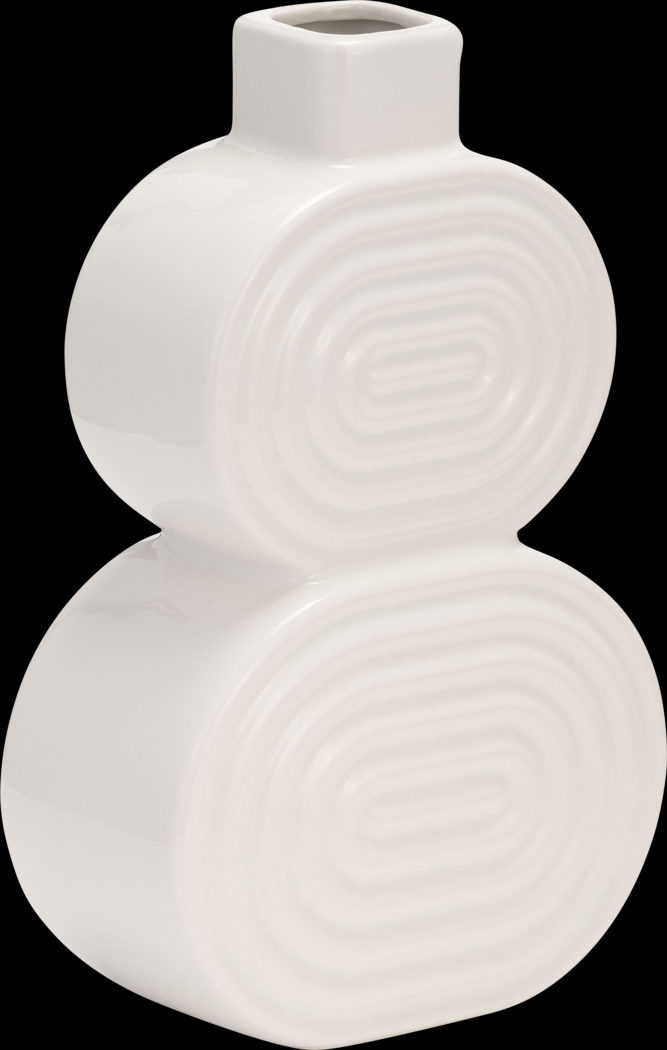 Rustburg White 10 in. Vase - Thumbnail - Image 2