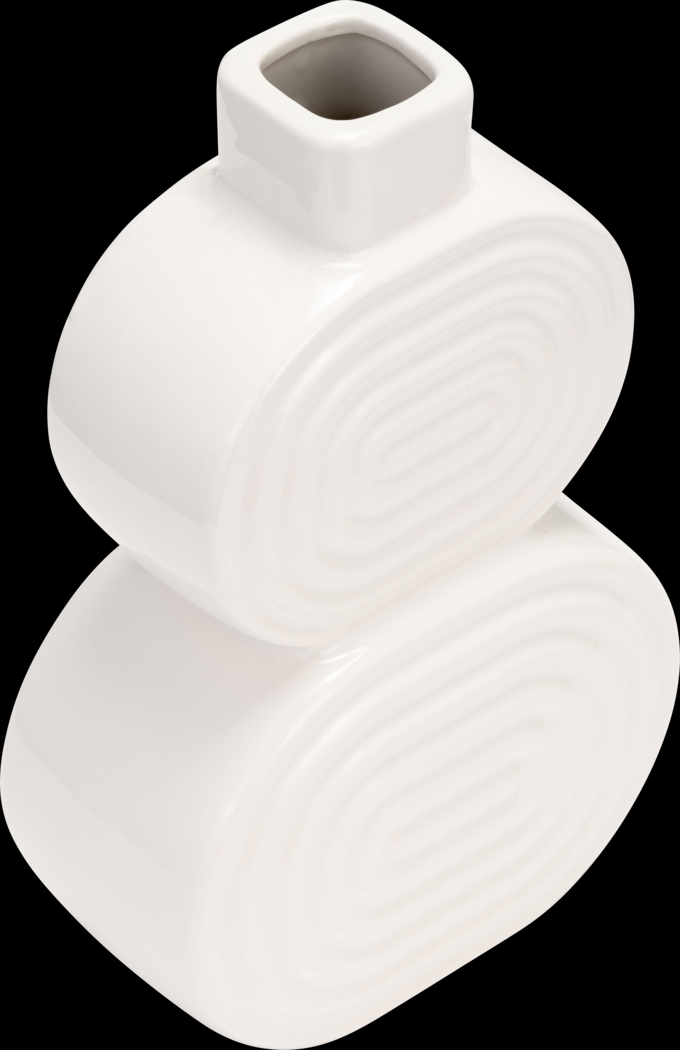 Rustburg White 10 in. Vase - Thumbnail - Image 5