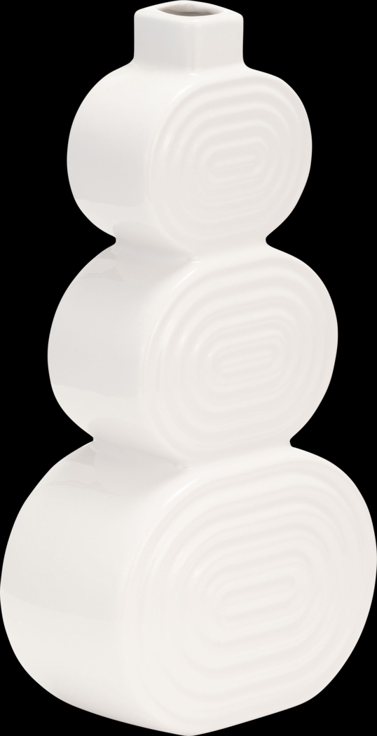 Rustburg White 12 in. Vase - Thumbnail - Image 2