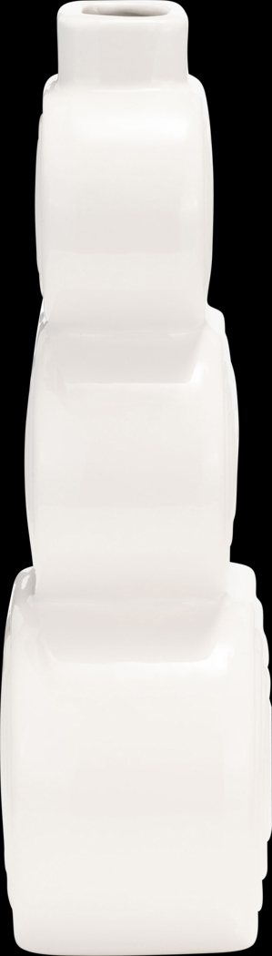 Rustburg White 12 in. Vase - Thumbnail - Image 3