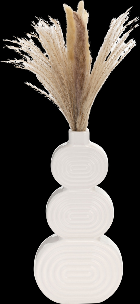 Rustburg White 12 in. Vase - Thumbnail - Image 4