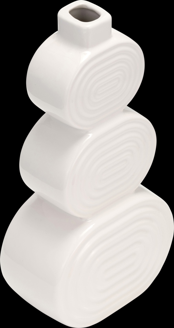 Rustburg White 12 in. Vase - Thumbnail - Image 5