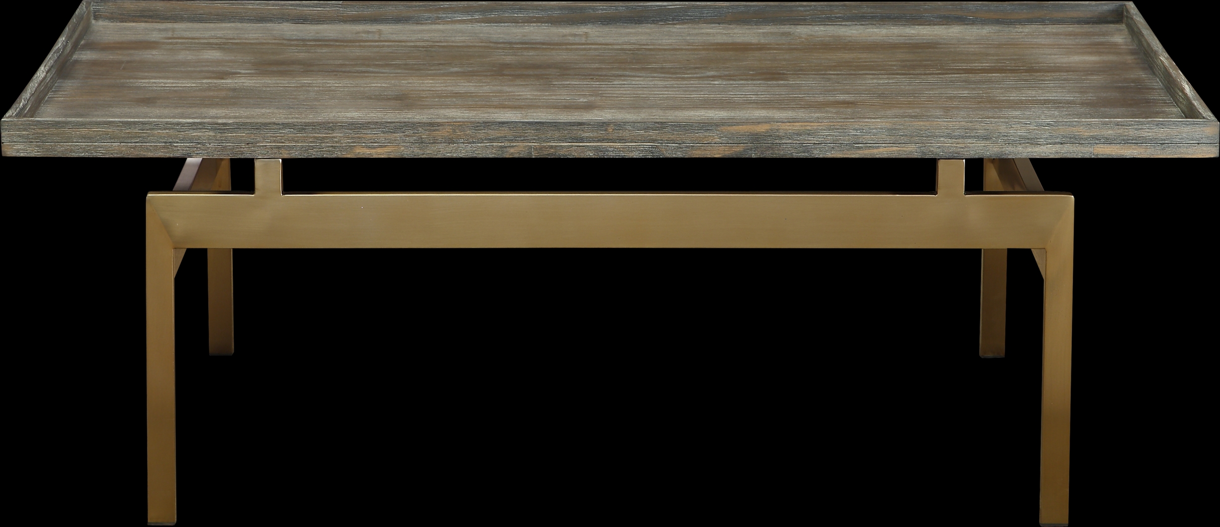 Rustic Goldie Brown Cocktail Table - Thumbnail - Image 2