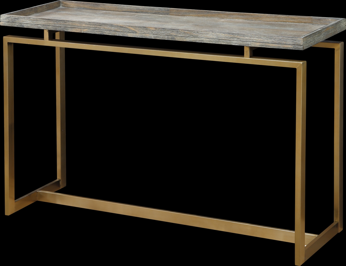 Rustic Goldie Brown Console Table - Thumbnail - Image 1