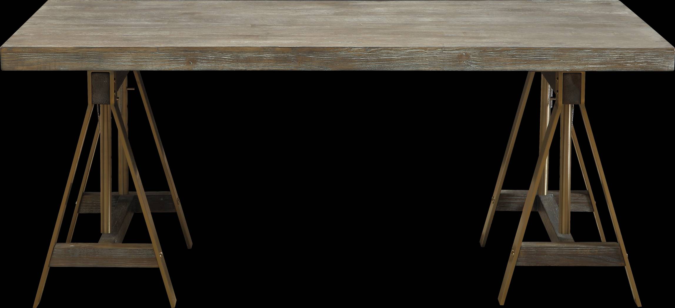 Rustic Goldie Brown Desk - Thumbnail - Image 2
