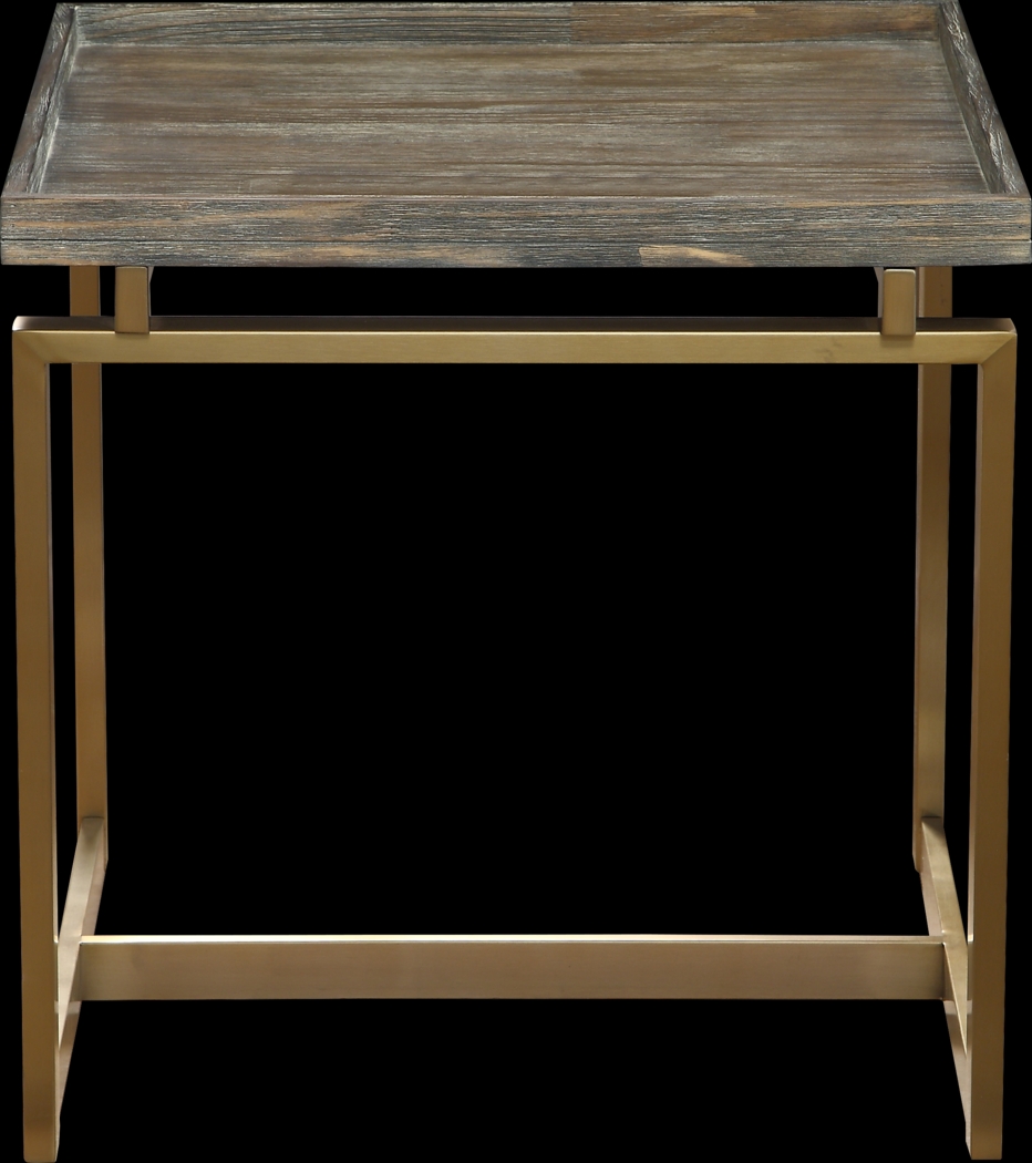 Rustic Goldie Brown End Table - Thumbnail - Image 2