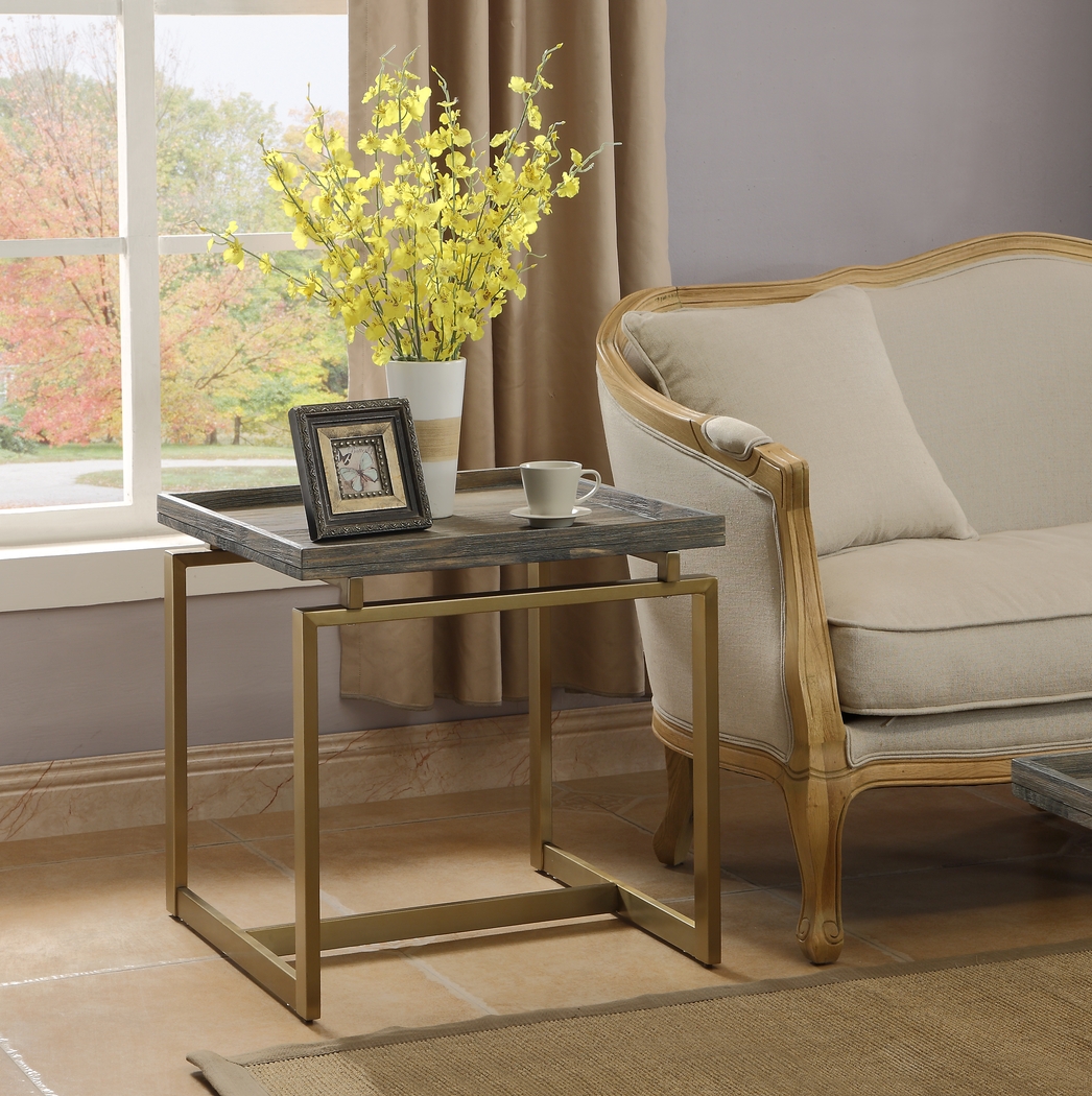 Rustic Goldie Brown End Table - Thumbnail - Image 3