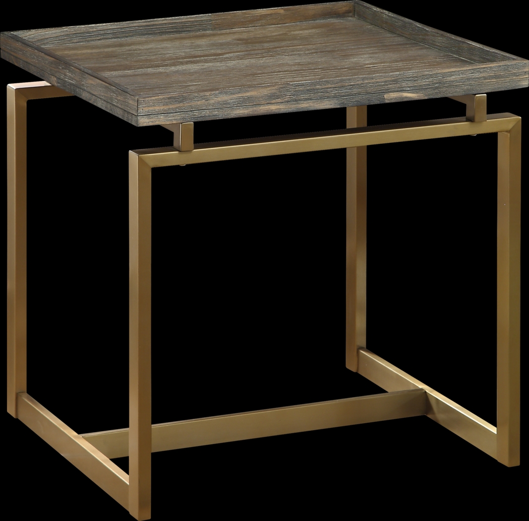 Rustic Goldie Brown End Table - Thumbnail - Image 1
