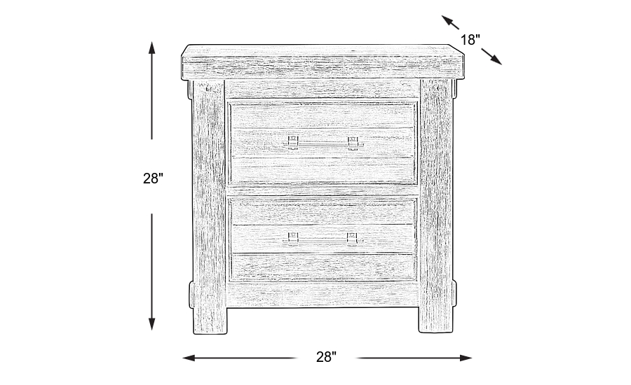 Dimension Image. Please refer to the Dimension Tab on this page for dimension details.
