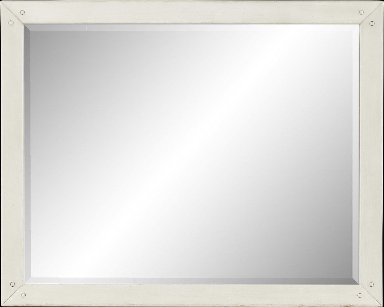 Rustic Haven White 8 Pc King Panel Bedroom - Thumbnail - Image 10