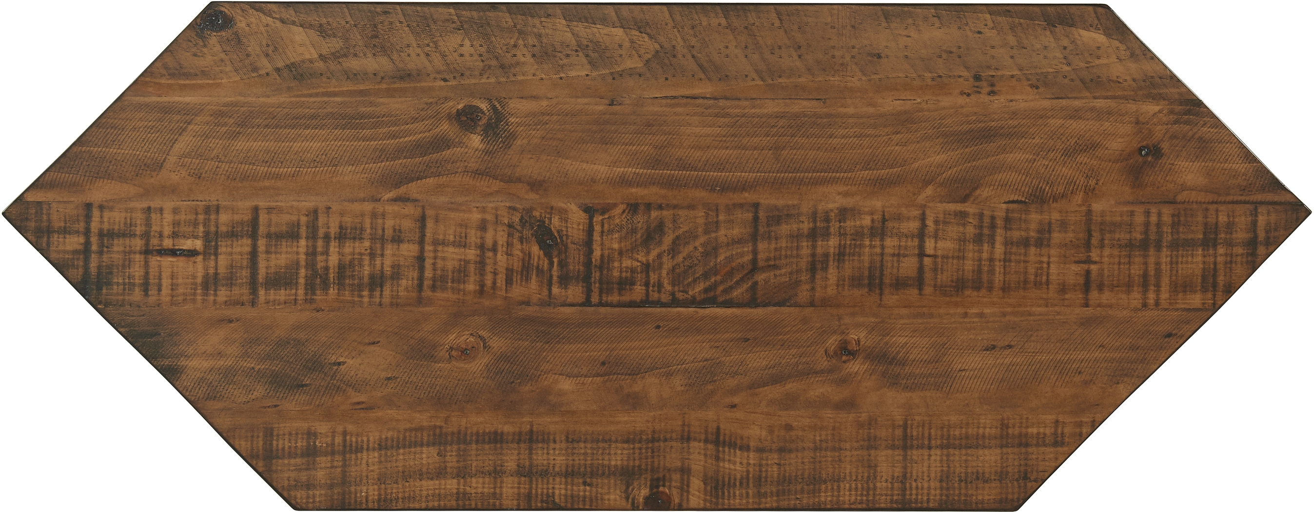 Rustic Path Brown 49.5in Corner Console - Thumbnail - Image 3