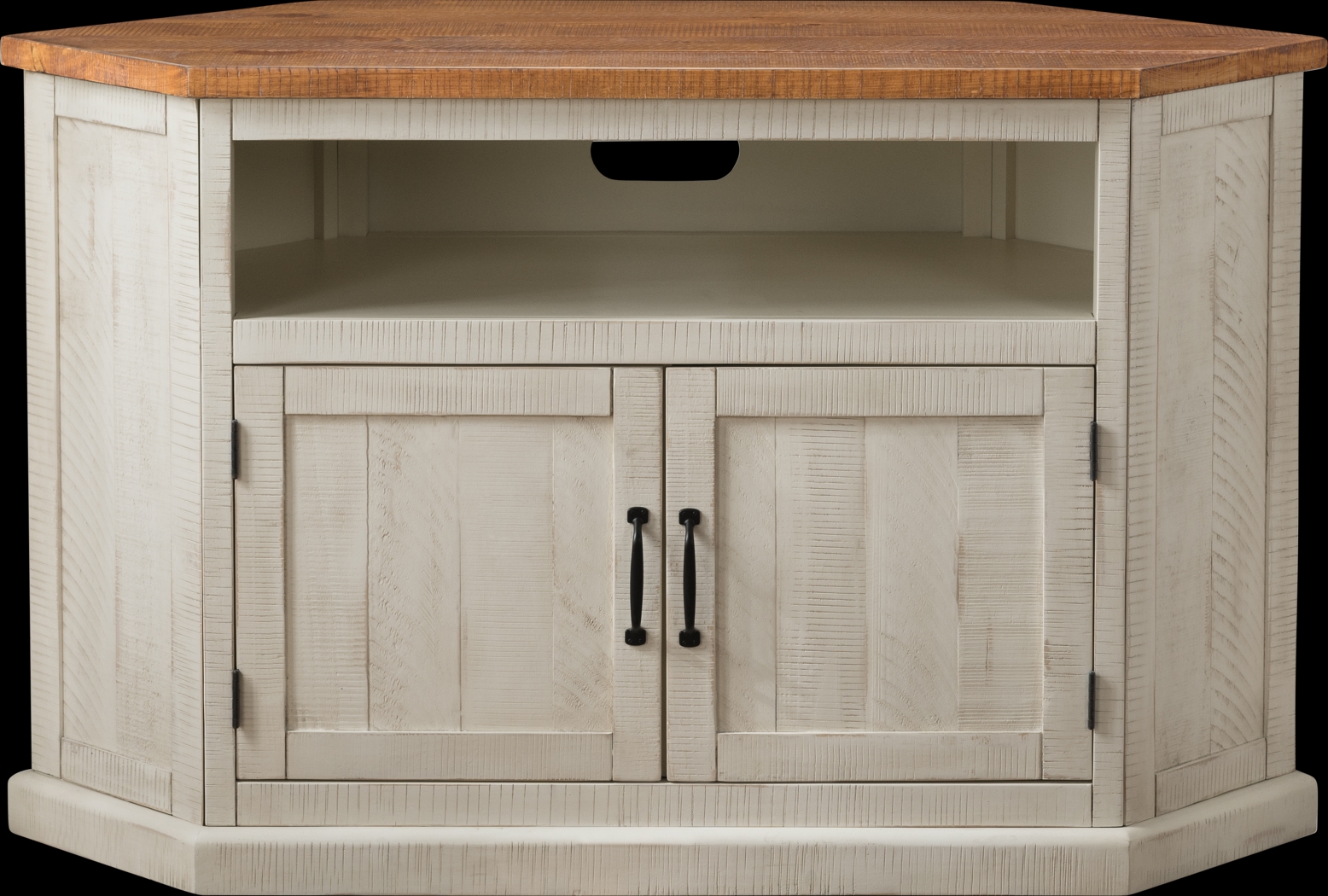 Rustic Path Tobacco 49.5 in. Corner Console - Thumbnail - Image 8