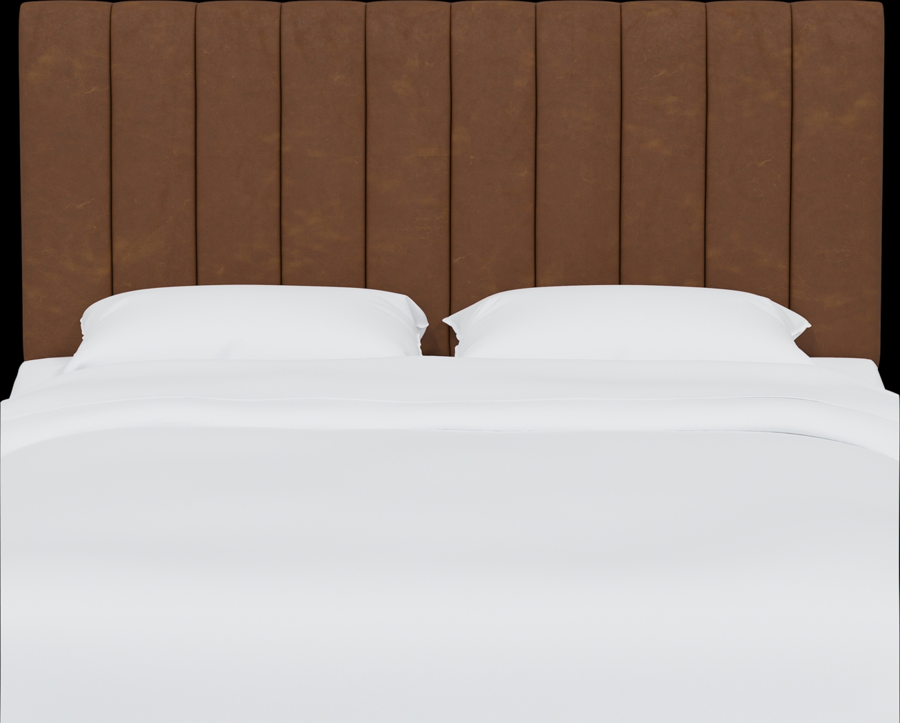 Rustic Saddle I Brown Twin Upholstered Headboard - Thumbnail - Image 2