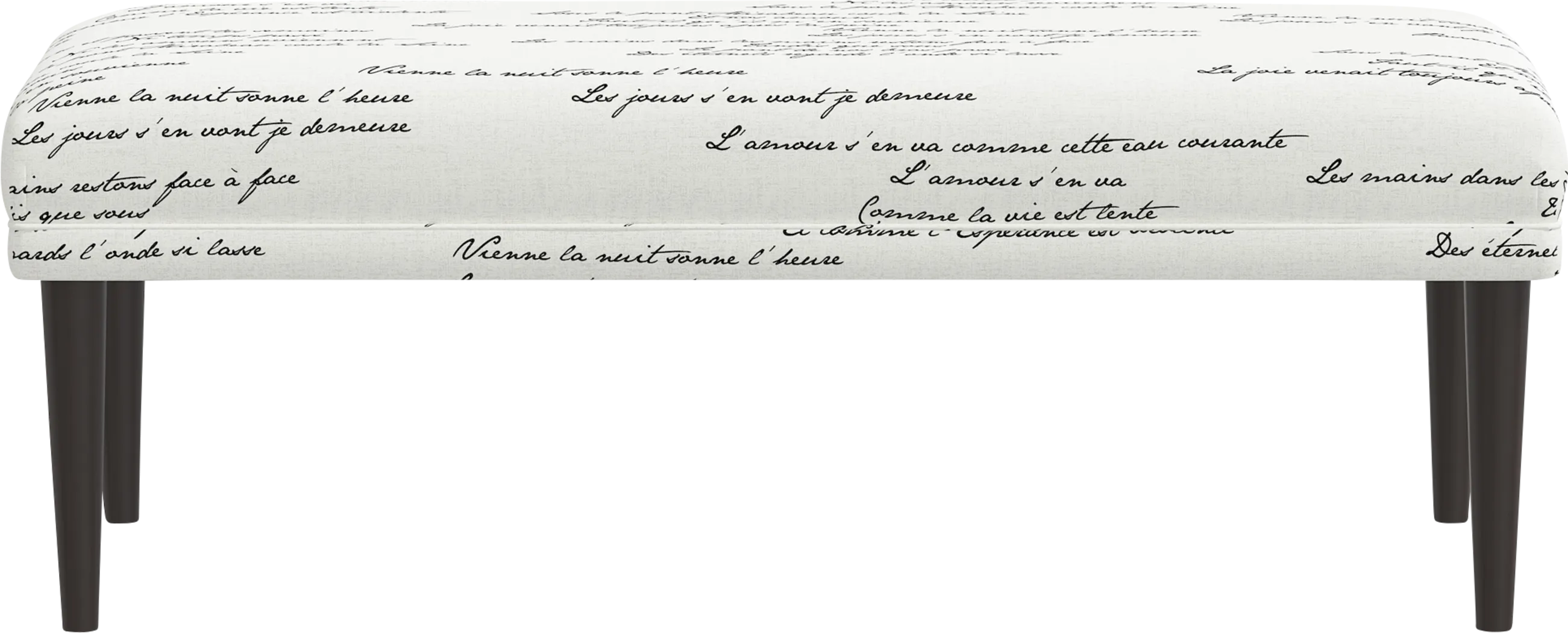 Rustic Saddle I Cream Bench - Thumbnail - Image 2