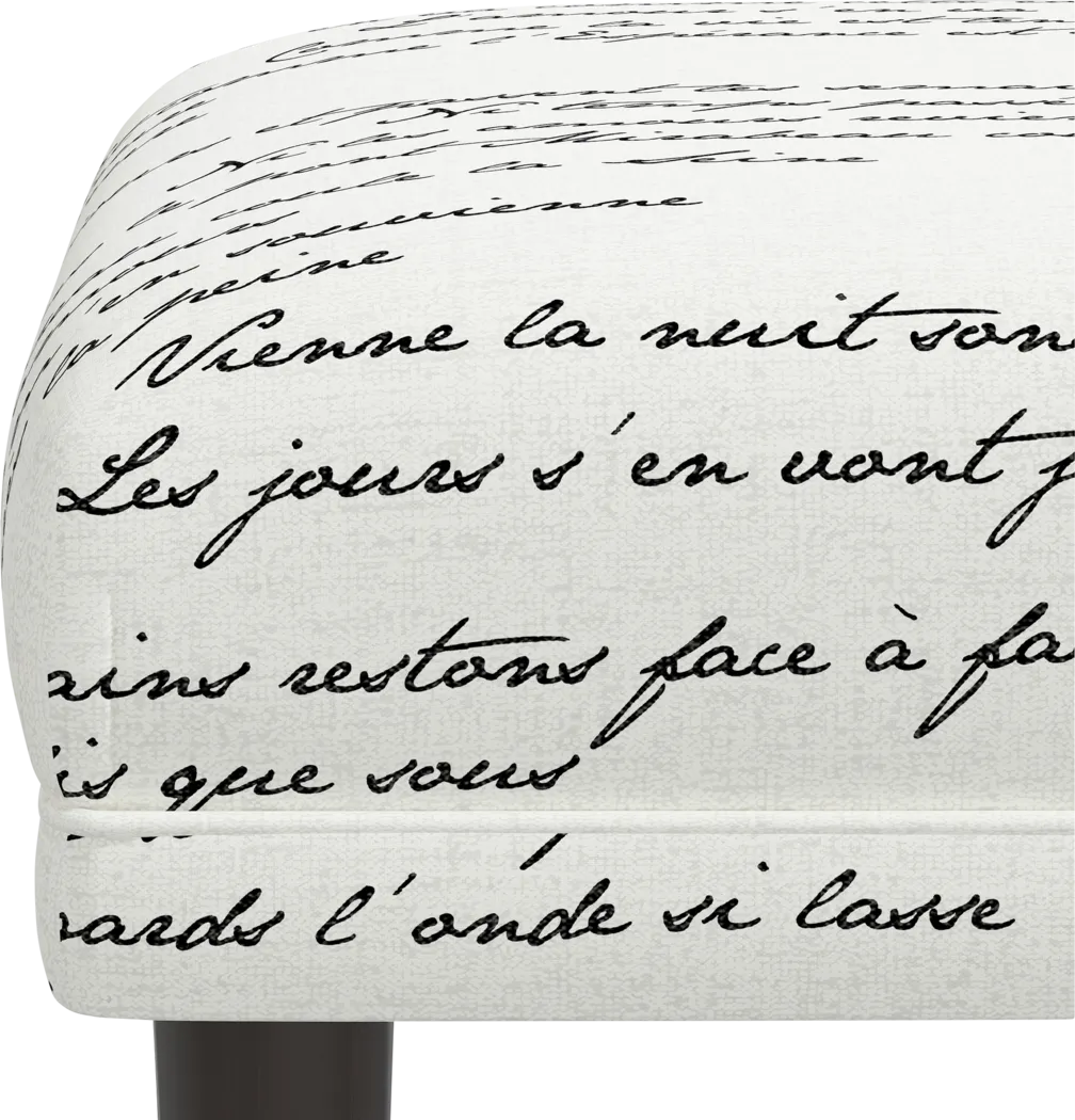 Rustic Saddle I Cream Bench - Thumbnail - Image 4