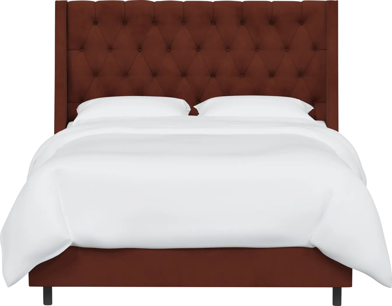 Rustic Saddle I Orange King Upholstered Bed - Thumbnail - Image 2