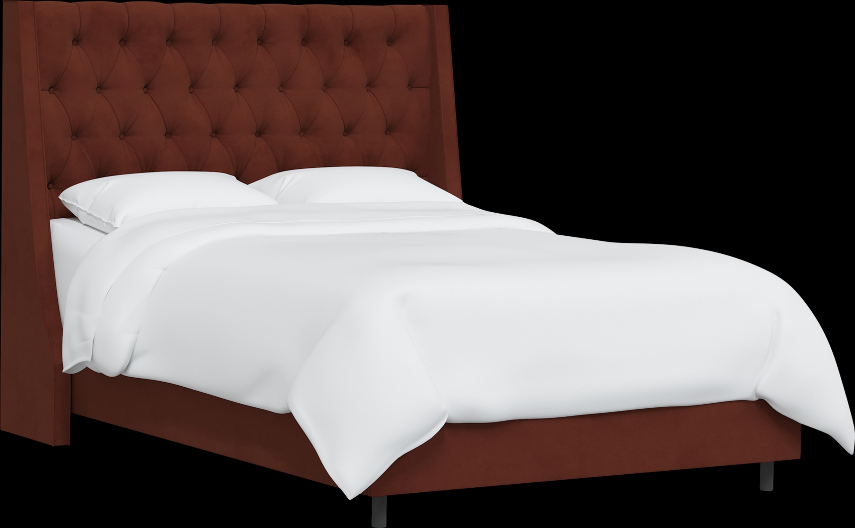 Rustic Saddle I Orange Queen Upholstered Bed - Thumbnail - Image 1