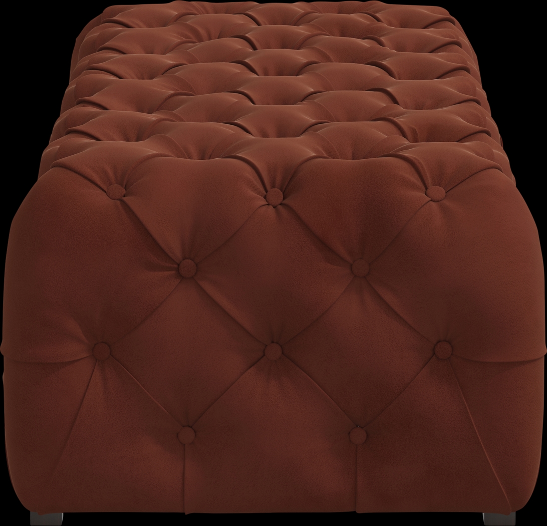 Rustic Saddle II Orange Bench - Thumbnail - Image 3