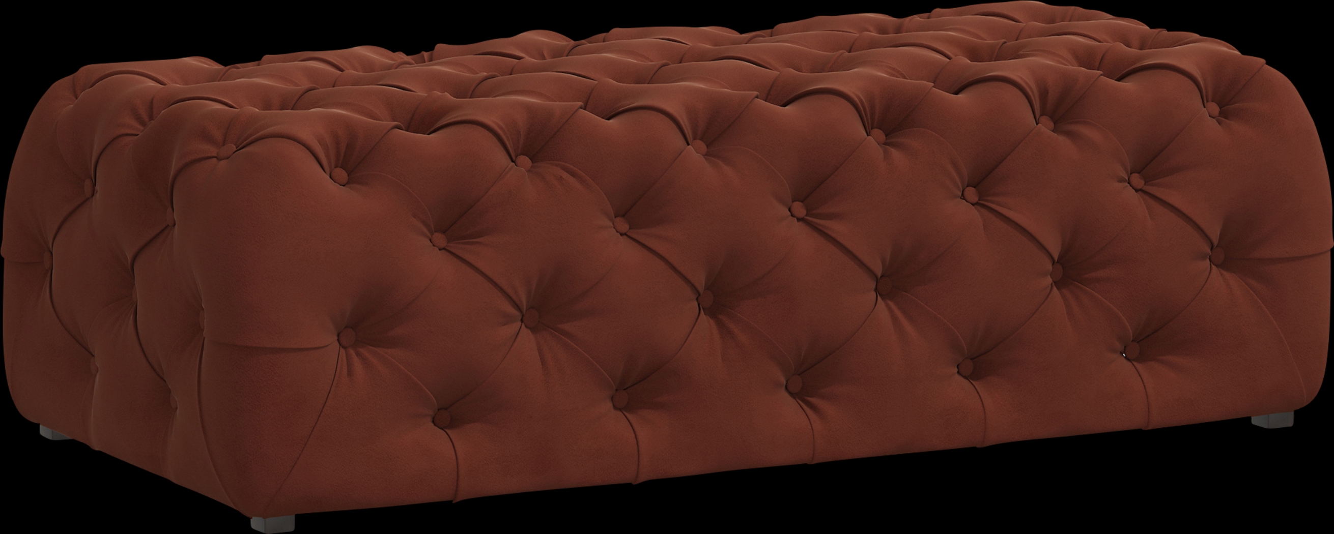 Rustic Saddle II Orange Bench - Thumbnail - Image 1