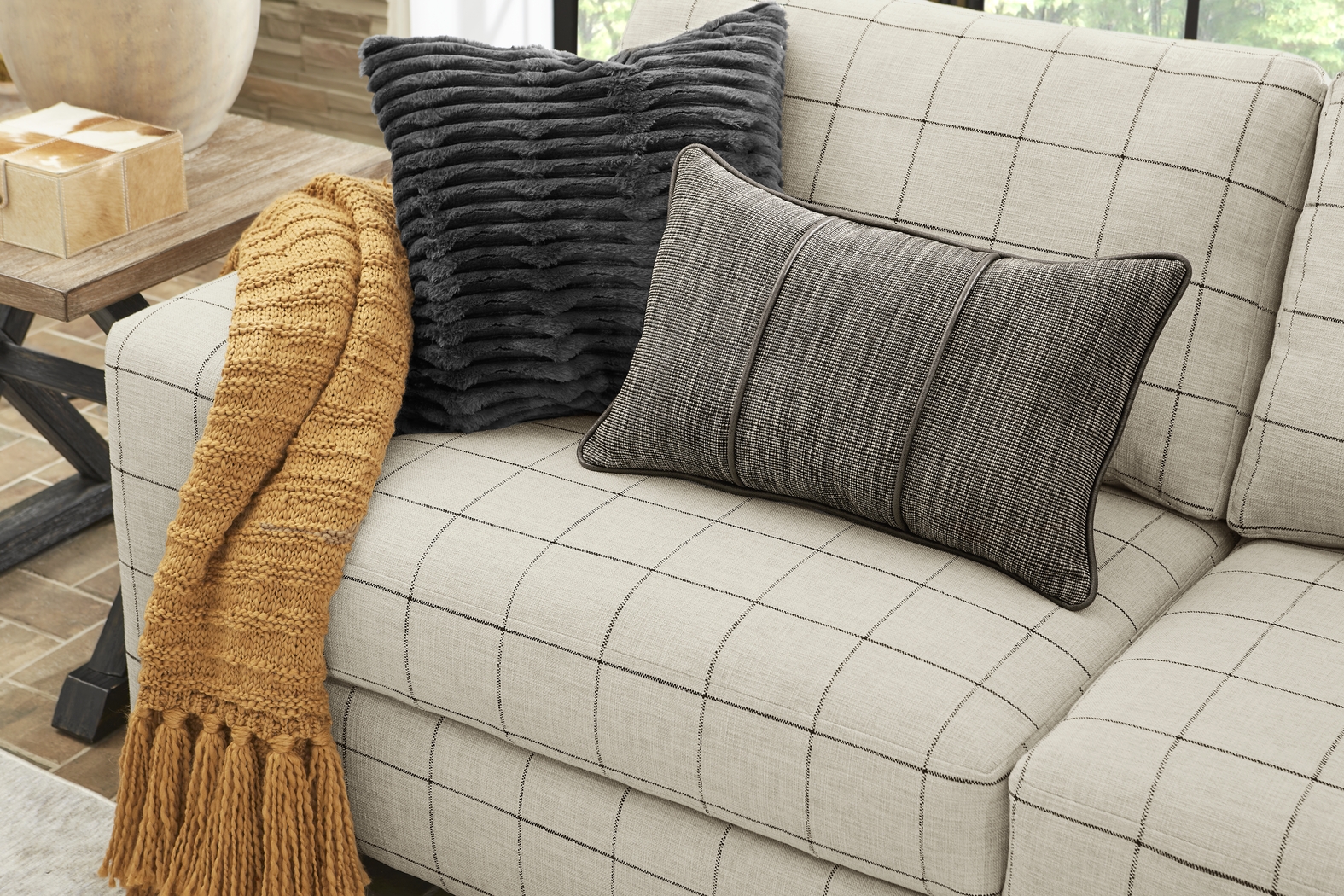 Rutherford Beige Sleeper Sofa - Thumbnail - Image 4