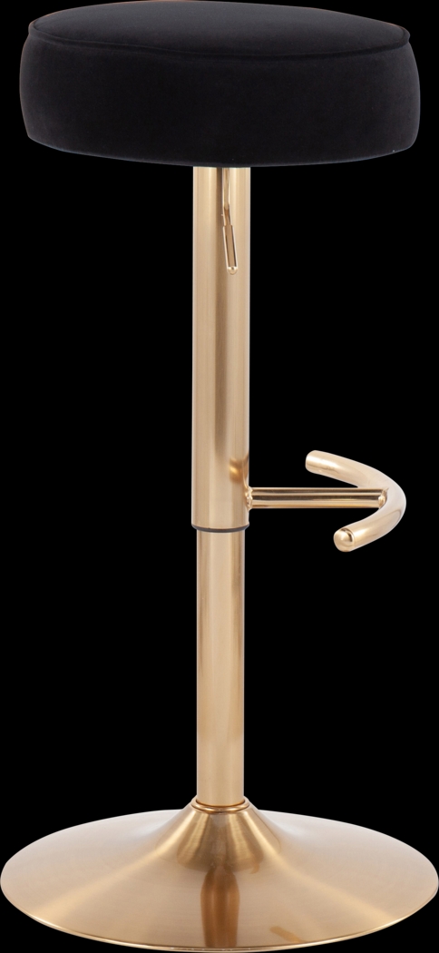 Rutherglen Black Swivel Barstool - Thumbnail - Image 2