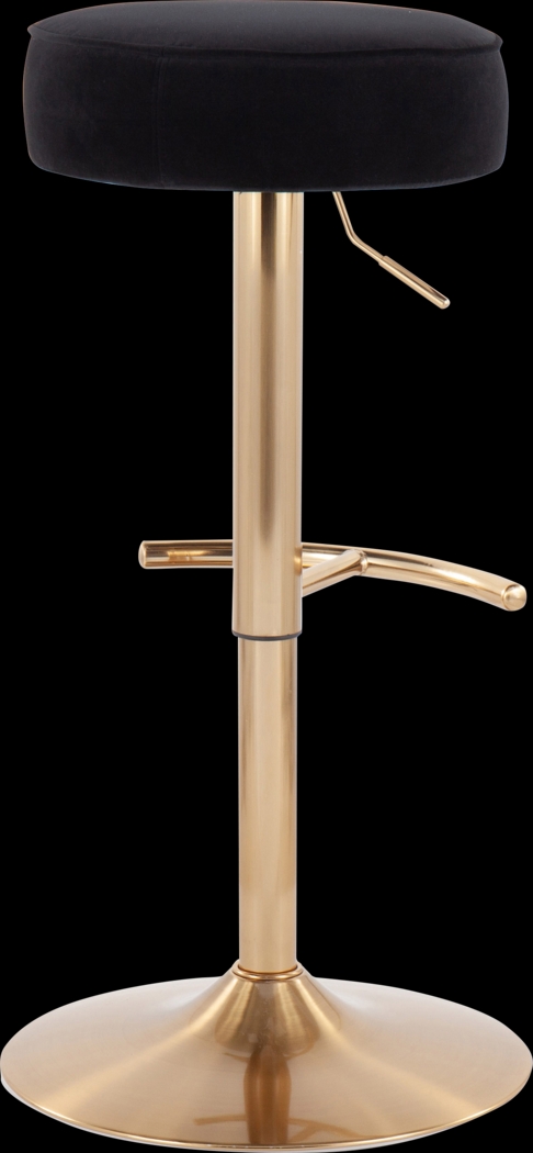 Rutherglen Black Swivel Barstool - Thumbnail - Image 3