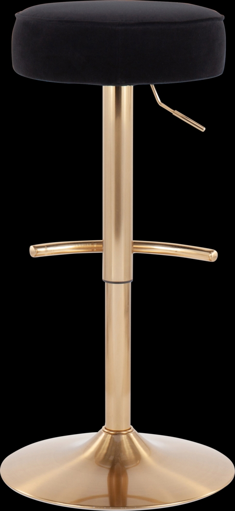 Rutherglen Black Swivel Barstool - Thumbnail - Image 4