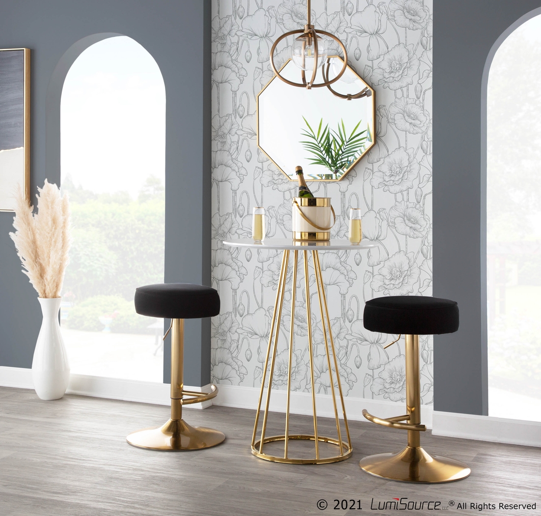 Rutherglen Black Swivel Barstool - Thumbnail - Image 8