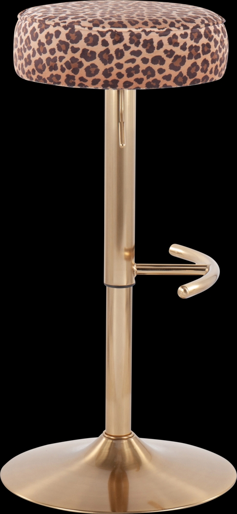 Rutherglen Brown Swivel Barstool - Thumbnail - Image 2