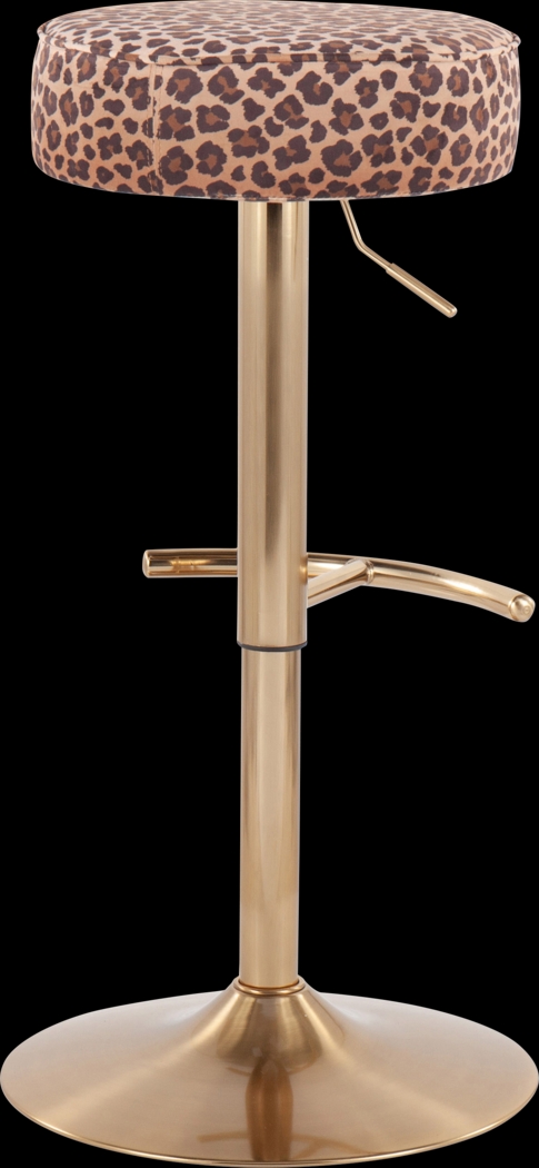 Rutherglen Brown Swivel Barstool - Thumbnail - Image 3