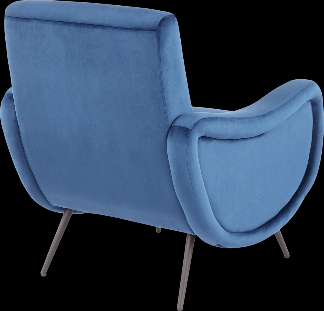 Rutherton Blue Accent Chair - Thumbnail - Image 2