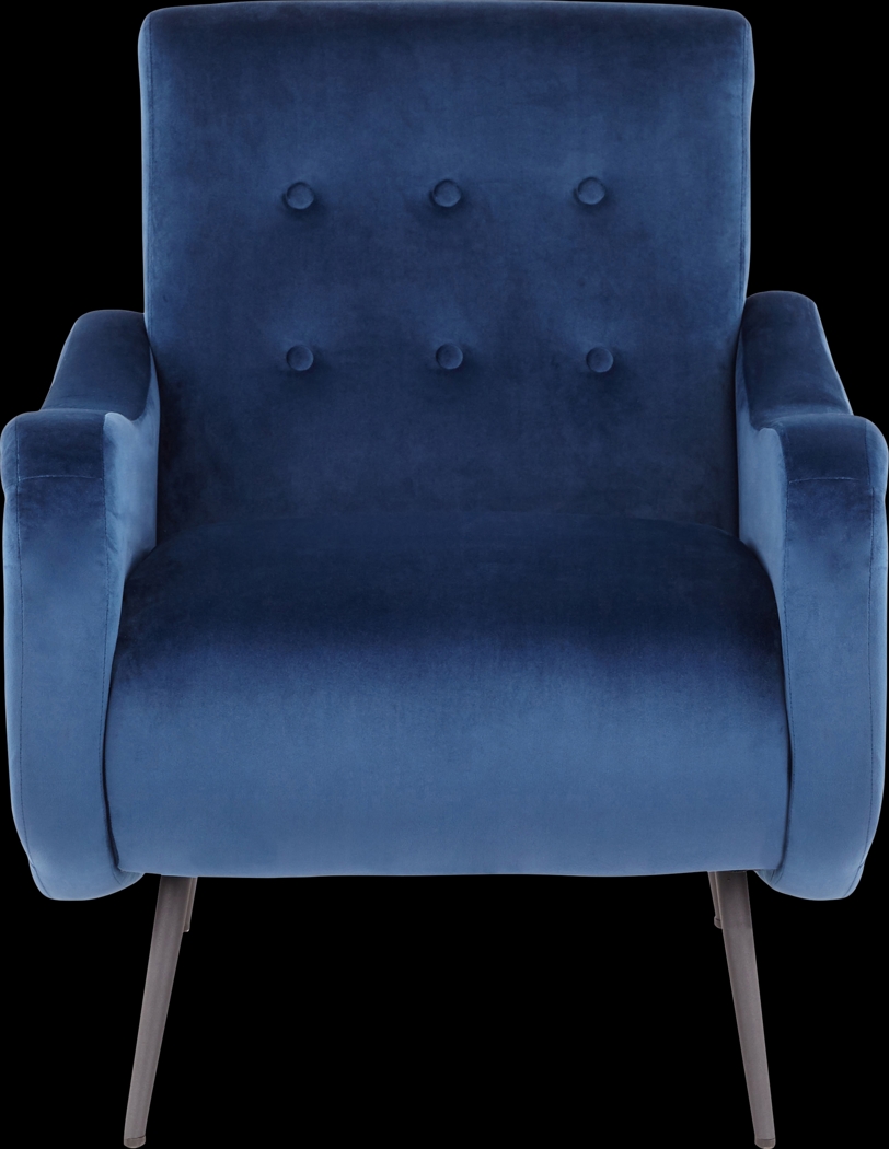 Rutherton Blue Accent Chair - Thumbnail - Image 4