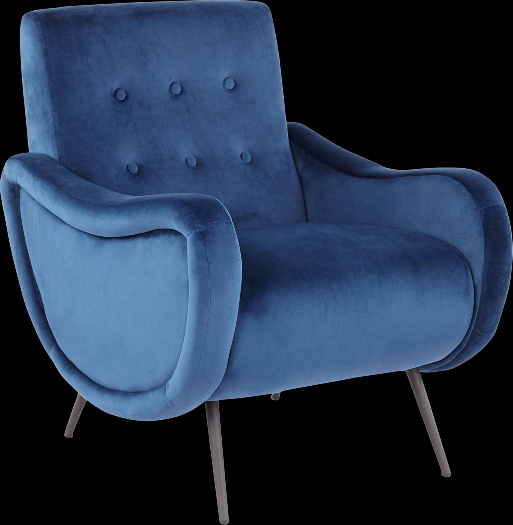 Rutherton Blue Accent Chair - Thumbnail - Image 1