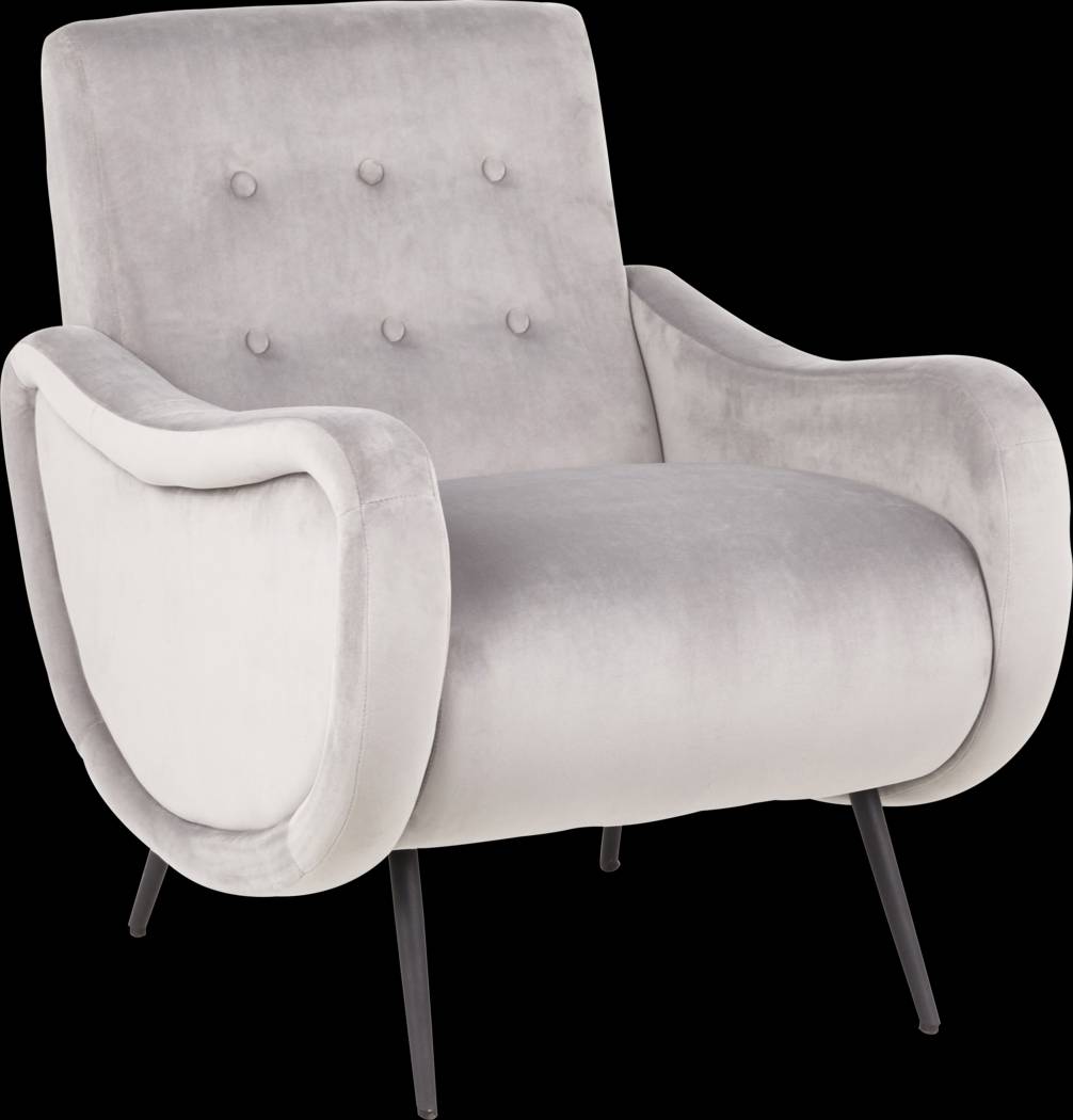 Rutherton Silver Accent Chair - Thumbnail - Image 1