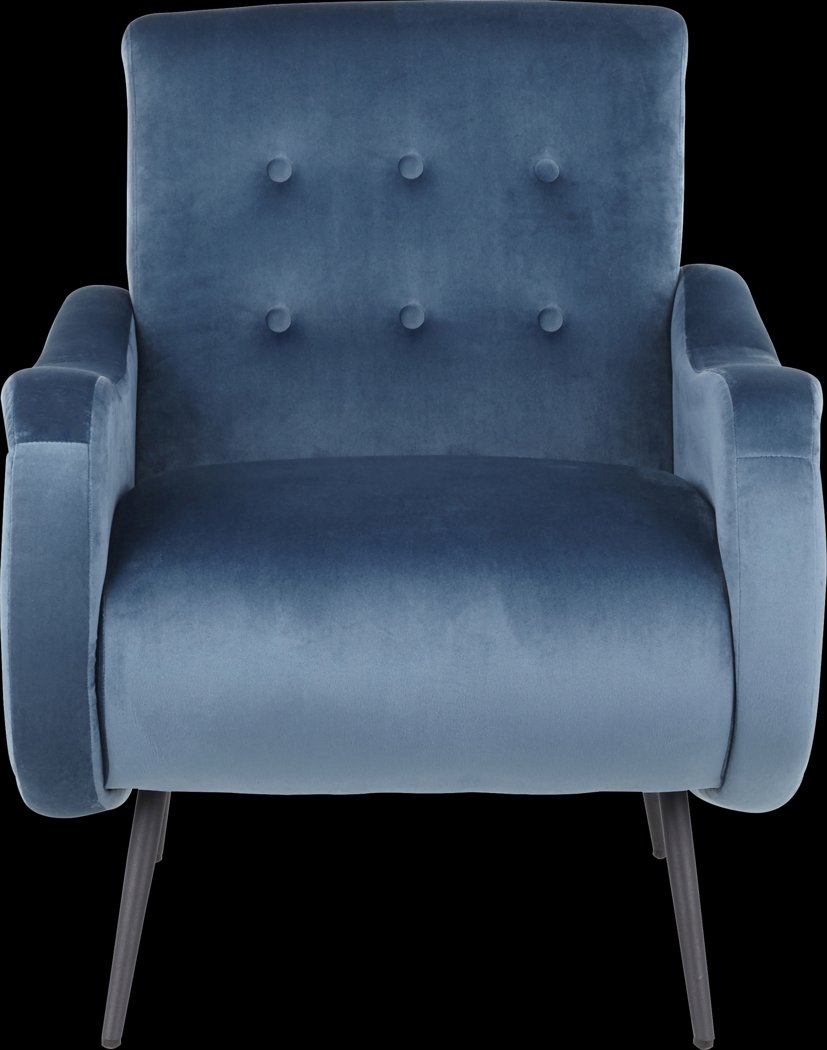 Rutherton Teal Accent Chair - Thumbnail - Image 4