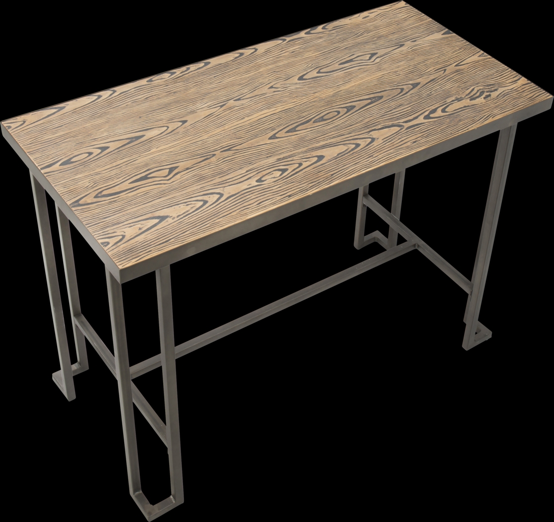 Rutland Brown Counter Height Table - Thumbnail - Image 3