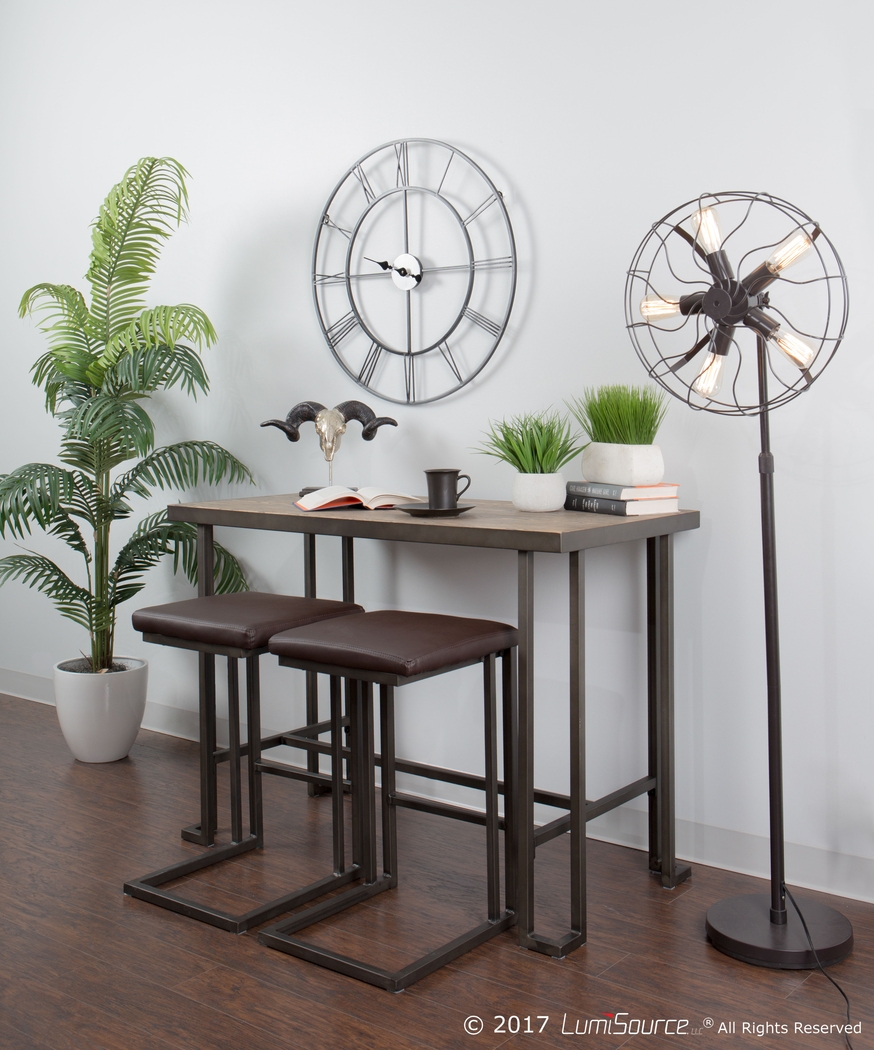 Rutland Espresso Counter Height Stool (Set of 2) - Thumbnail - Image 3