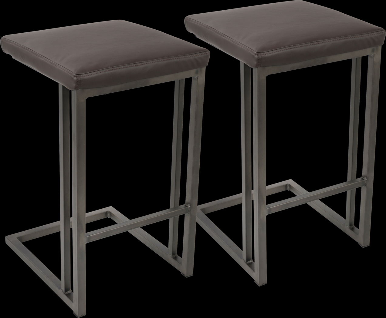 Rutland Espresso Counter Height Stool (Set of 2) - Thumbnail - Image 1