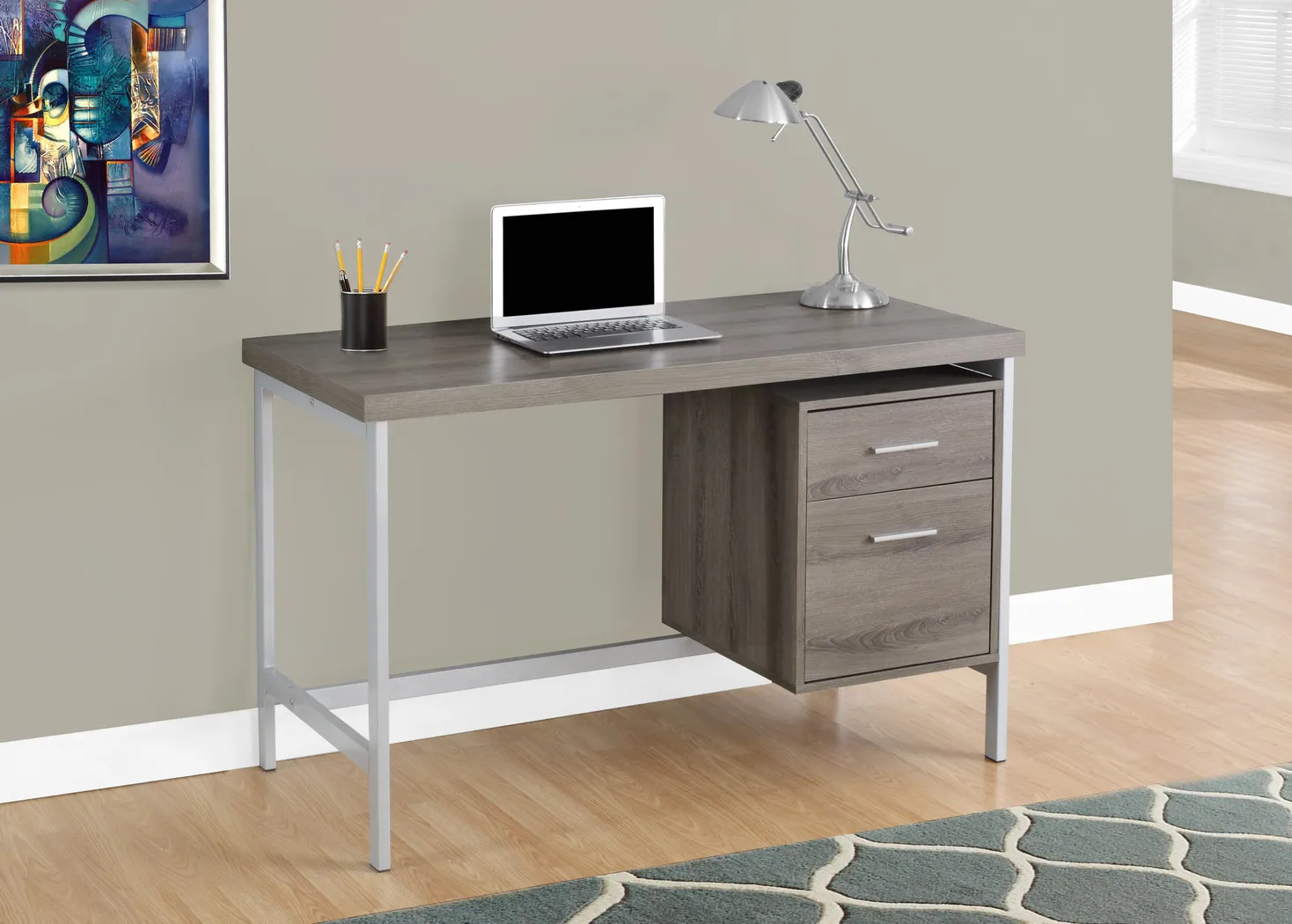Rutleche Brown Desk - Thumbnail - Image 2