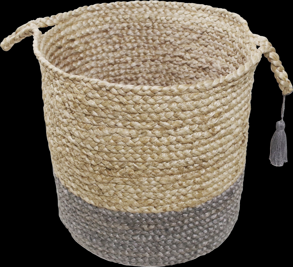 Ruven Tan/Gray 19 in. Basket - Thumbnail - Image 4