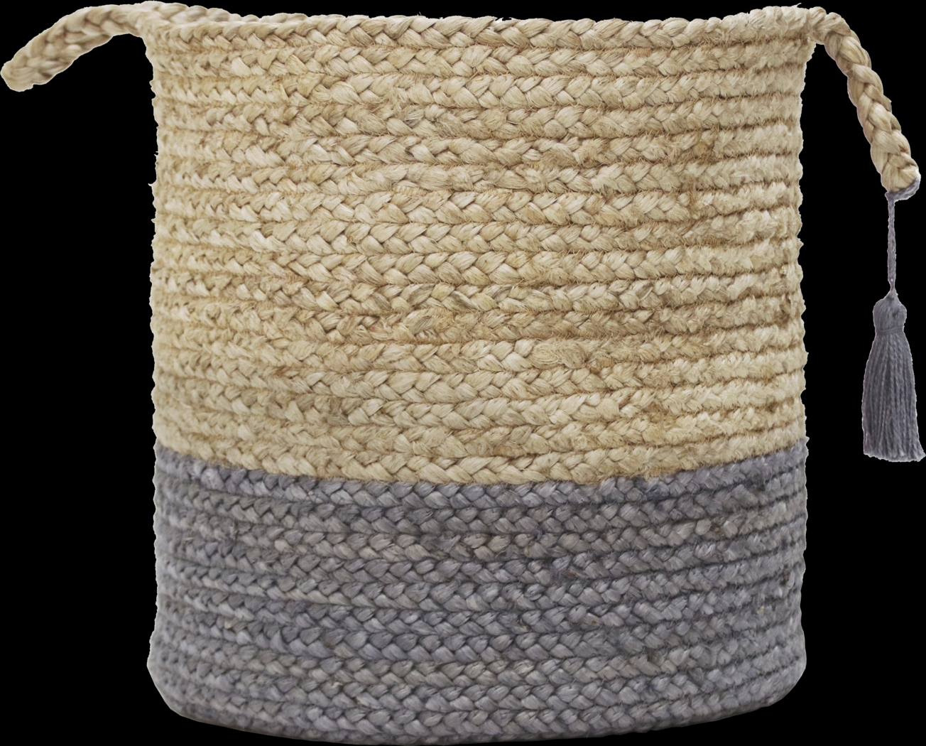 Ruven Tan/Gray 19 in. Basket - Thumbnail - Image 1