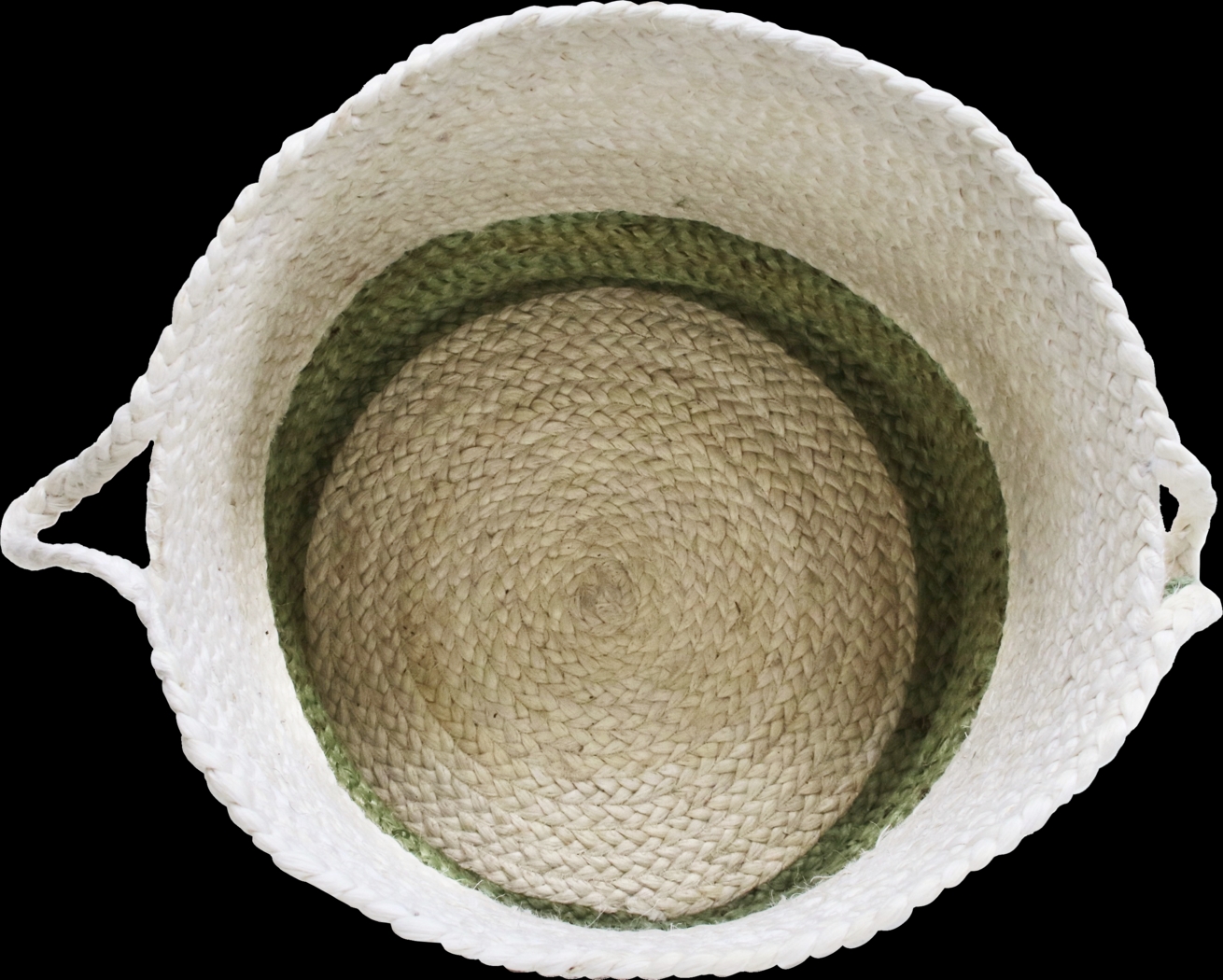 Ruven White/Green 17 in. Basket - Thumbnail - Image 5
