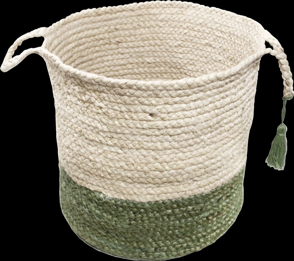 Ruven White/Green 19 in. Basket - Thumbnail - Image 4