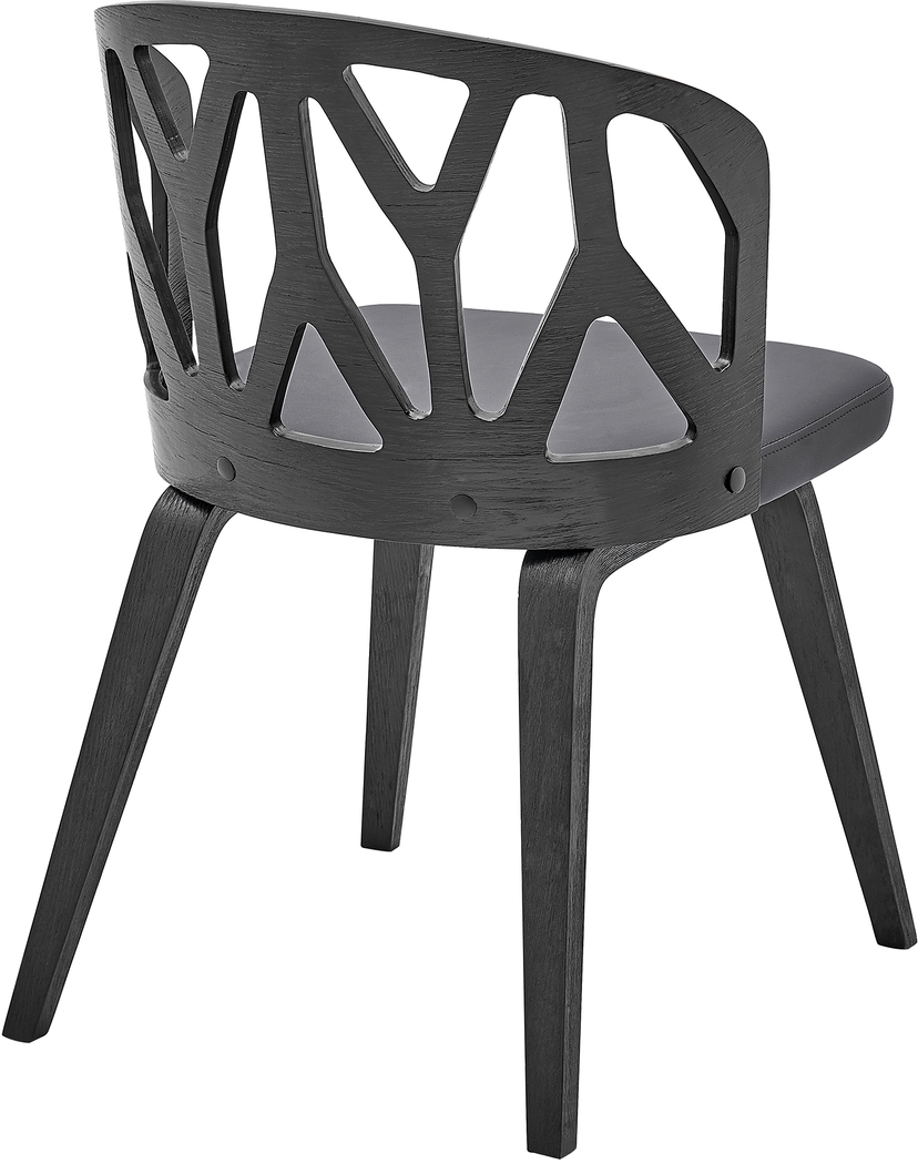 Ryaelle Gray Dining Chair, Set of 2 - Thumbnail - Image 4
