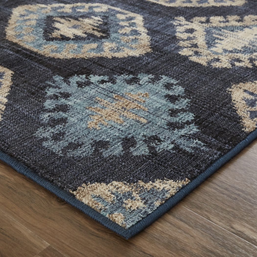 Ryatt Blue 5'3 x 7'10 Rug - Thumbnail - Image 2