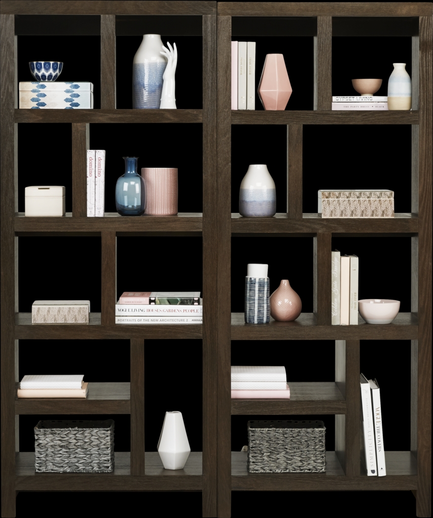 Ryder II Brown 2 Pc Room Divider - Thumbnail - Image 1