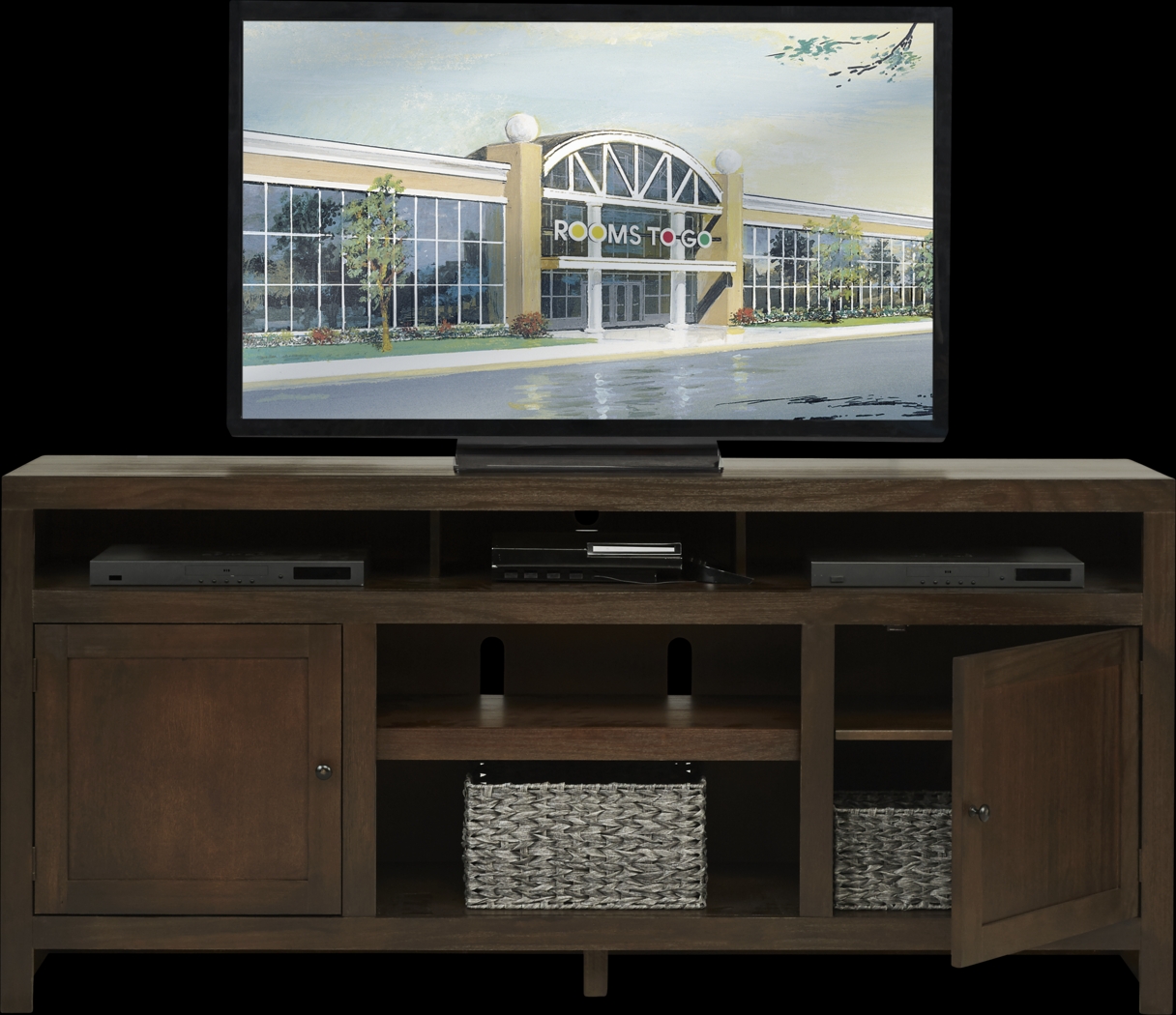 Ryder II Brown 72 in. Console - Thumbnail - Image 2