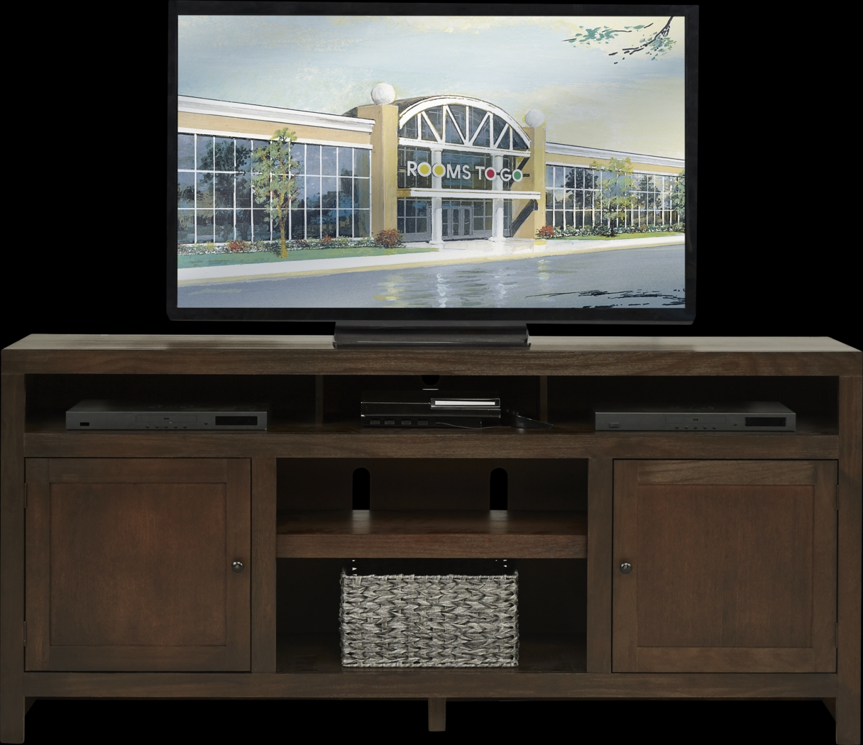 Ryder II Brown 72 in. Console - Thumbnail - Image 1
